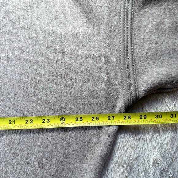 Club Monaco Wool Blend Mock Neck Cozy Knit Boxy Sweater Taupe Womens L Large - Picture 6 of 7